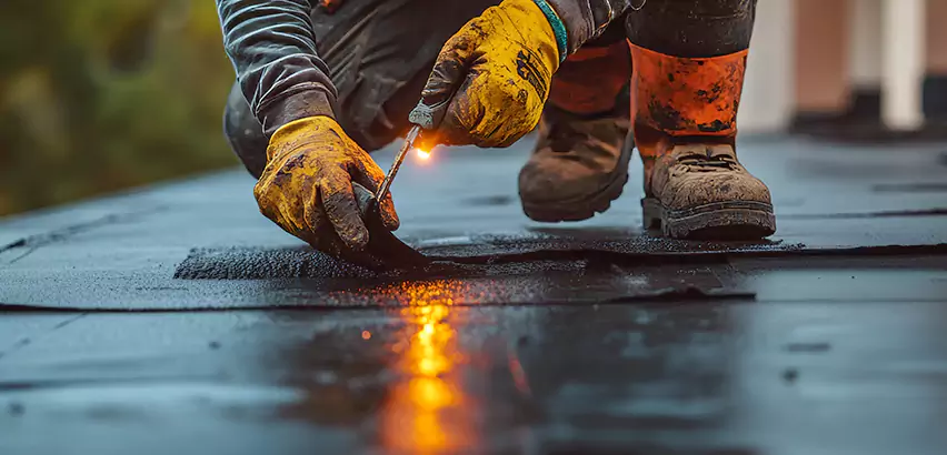 EPDM Roof Repair Tape Application in Dundee
