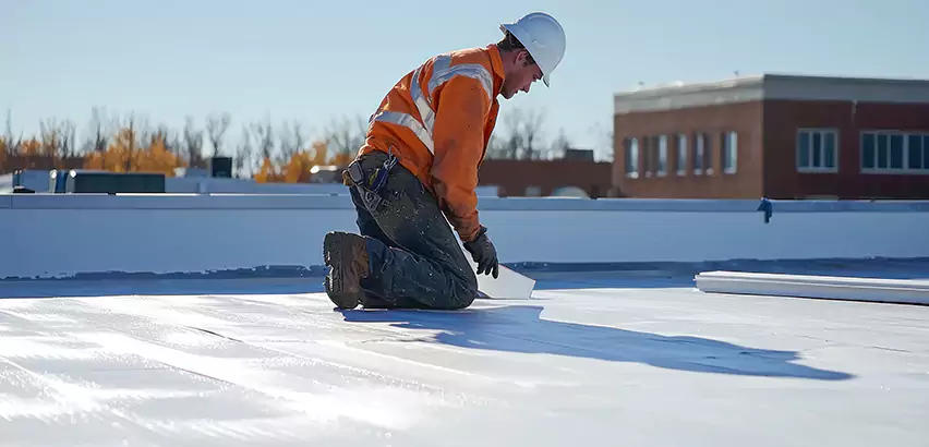 Flat Roof Drain Installation in Dundee
