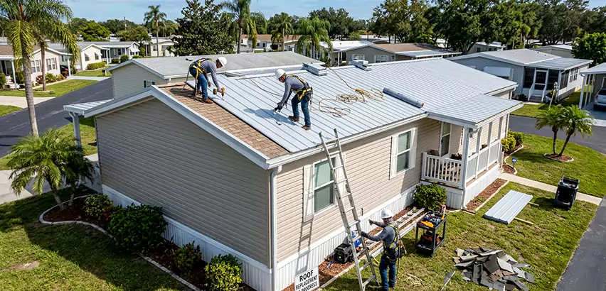 Mobile Home Metal Roof Replacement in Dundee