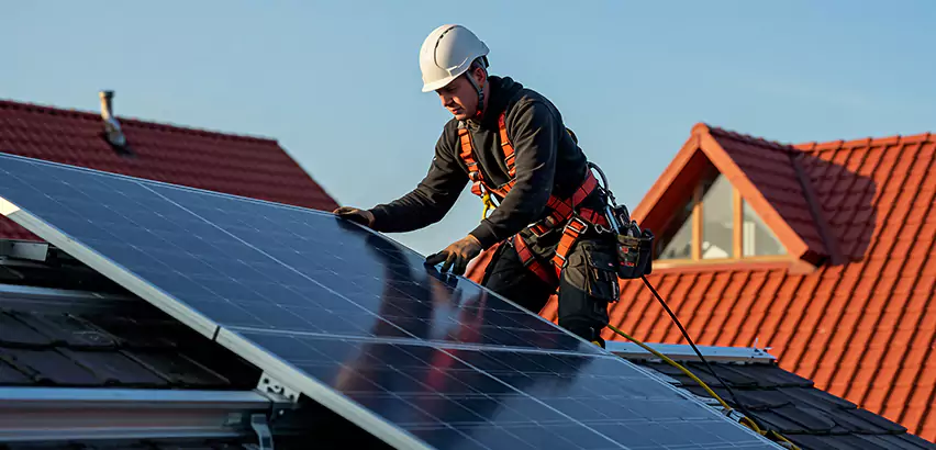 Solar Panels on Steel Roof Installation in Dundee
